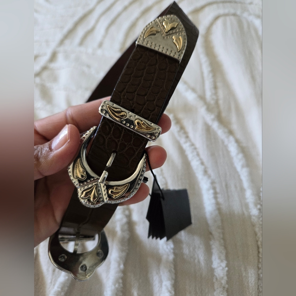 Bnwt maje waist belt double buckle - Picture 2 of 5